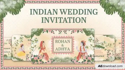 Indian Wedding Video Template Video Displays template preview