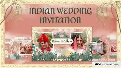 Indian Wedding Video Template Video Displays template preview