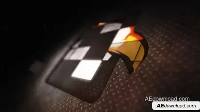 Industrial Reveal Logo Stings template preview