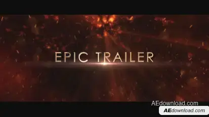 Infernal Chaos Trailer_3D Glossy Titles Titles template preview