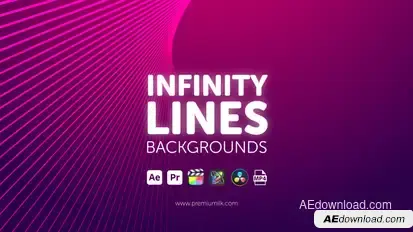 Infinity Lines Backgrounds Elements template preview