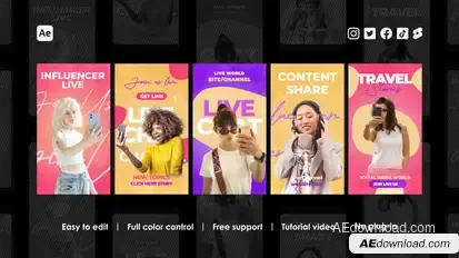Influencer Instagram Reels Product Promo template preview