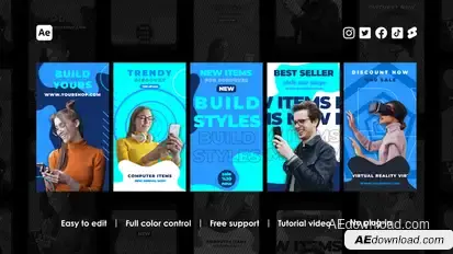 Influencer Instagram Reels Product Promo template preview