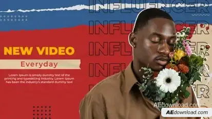 Influencer Promo Openers template preview