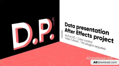Promo Presentation - Data Presentation Video Displays template preview