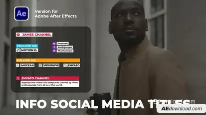 Info Social Media Titles Titles template preview
