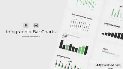 Infographic - Bar Charts / AE Infographics template preview