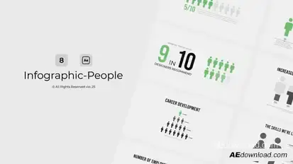 Infographic - People / AE Infographics template preview