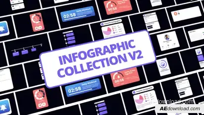 Infographic Collection After Effect Logo Stings template preview