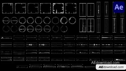 Infographic Elements Audio Motion for After Effects Elements template preview