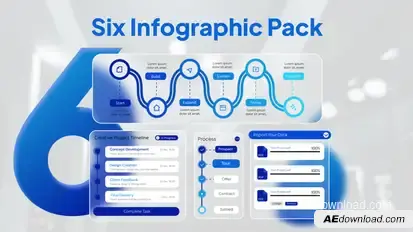 Infographic Pack Logo Stings template preview