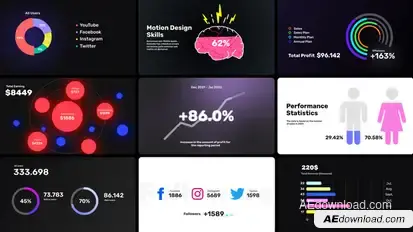Infographic Posters Infographics template preview