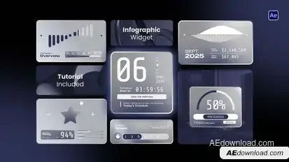 Infographic Widgets Logo Stings template preview