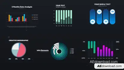 Infographics Chart Pack Infographics template preview