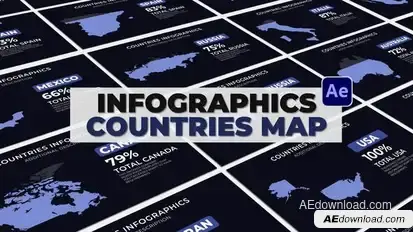 Infographics Countries Infographics template preview
