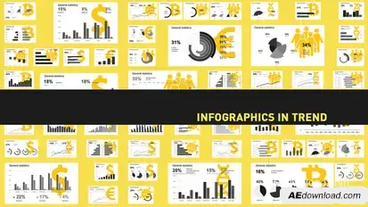 Infographics in trend Infographics template preview