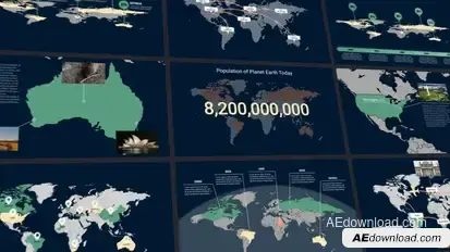Infographics Map Infographics template preview