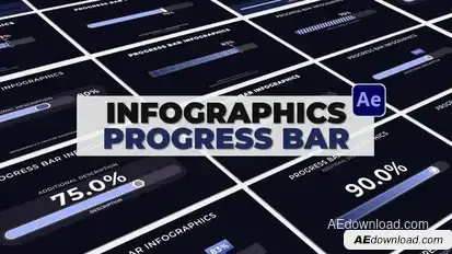 Infographics Progress Bars Infographics template preview