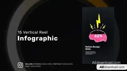 Infographics Reels Infographics template preview