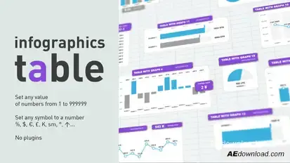 Infographics table Infographics template preview
