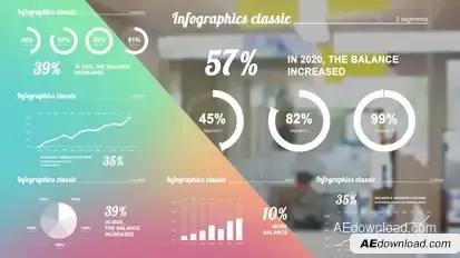 Infographics white Infographics template preview