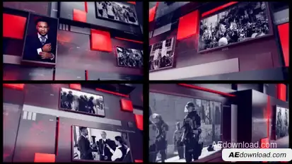 Information News broadcast-packages template preview