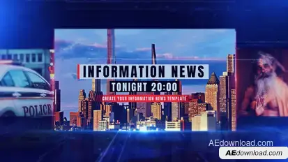 Information News broadcast-packages template preview