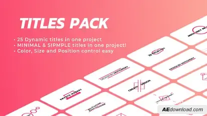 Ingenious Titles Pack Titles template preview
