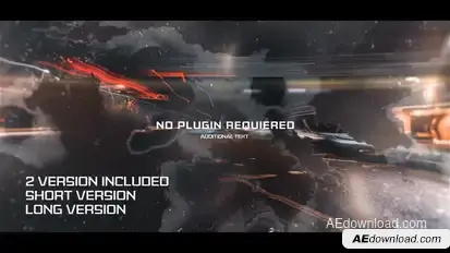 Ink Cinematic Trailer Video Displays template preview