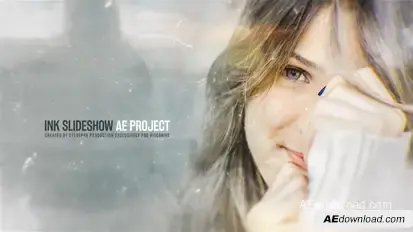 Ink Slideshow Video Displays template preview