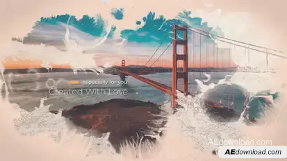 Ink Slideshow Video Displays template preview