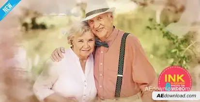 Ink Slideshow Video Displays template preview