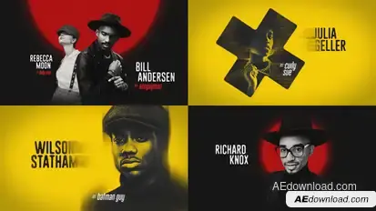 Ink Titles Intro Openers template preview