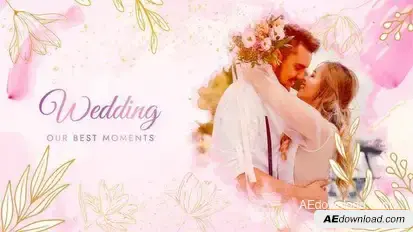 INK Wedding Slideshow Openers template preview