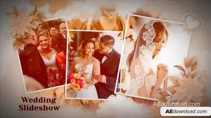 Ink Wedding Slideshow Openers template preview