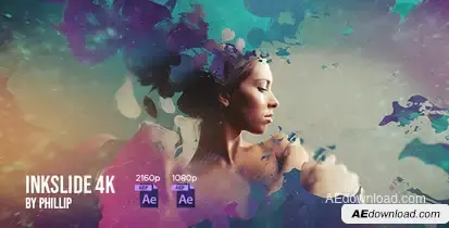 Inkslide 4K Video Displays template preview