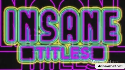 Insane Title & Logo Openers template preview