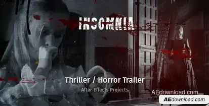 Insomnia - Thriller / Horror Trailer Openers template preview