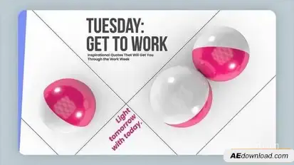 Videohive Inspirational 3D Slide Planning Video Displays template preview