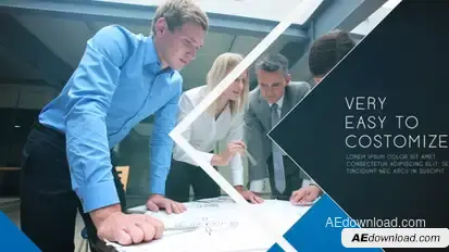 Inspired Corporate Video Displays template preview