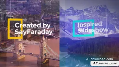 Inspired Slideshow – Minimal Cinematic Parallax Intro Animation for Modern Social Media and Branding Video Displays template preview