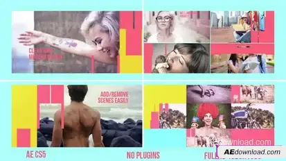Videohive Inspired Slideshow – After Effects Templates Video Displays template preview