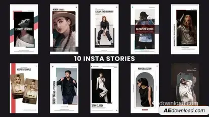 Insta Stories Openers template preview