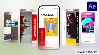 Instagram 02 Video Displays template preview