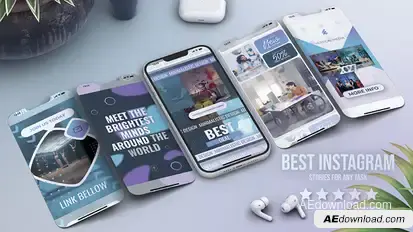 Instagram Video Displays template preview