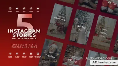 Instagram Christmas Stories Product Promo template preview