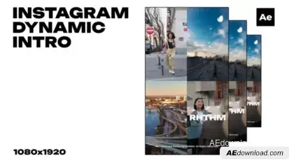 Instagram Dynamic Intro Openers template preview