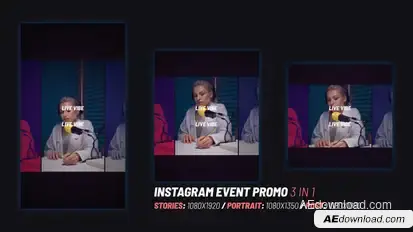 Instagram Event Promo Openers template preview