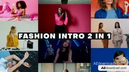 Instagram Fashion Intro Openers template preview
