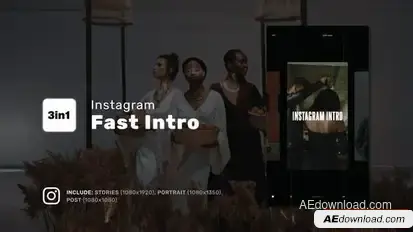 Instagram Fast Intro Openers template preview